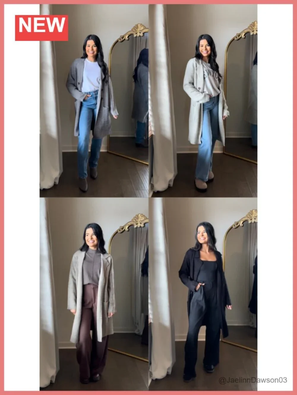 Womens Long Open Front Cardigan Sweater Coatigan Loose Knit Button